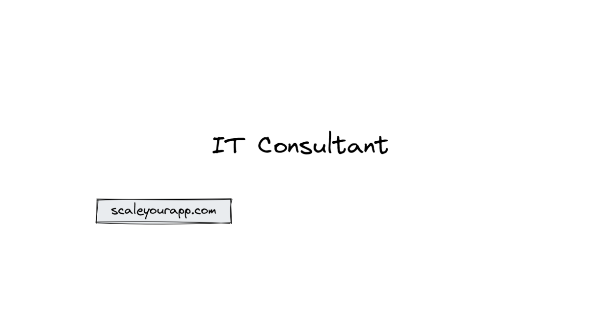 IT consultant: How do I become one? Explained with a real-world use case